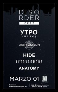 Disorder Fest @ El Plaza Condesa