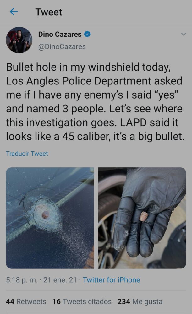 el-auto-de-dino-cazares-fue-alcanzado-por-una-bala-noticias-sin-categoria